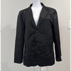 RR Perruzo Premium Lifestyle Menswear Blazer Jacket Men's L Black
